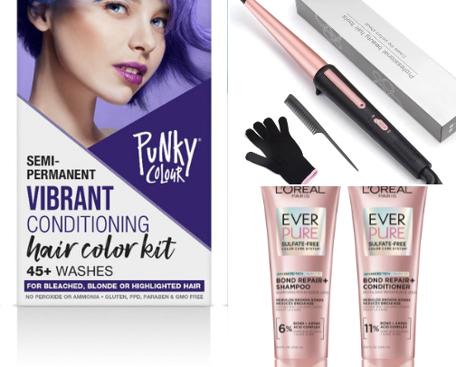 My absolute favorite hair products cover photo collage