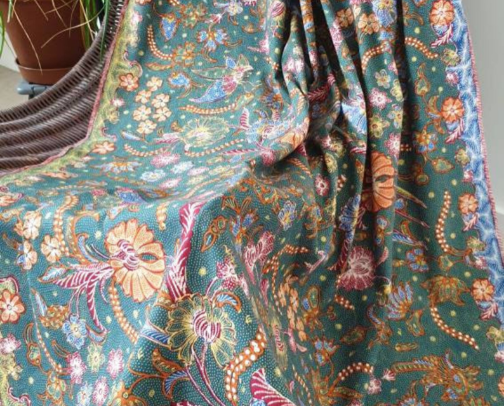 🇮🇩 Rare Antique Batik Tulis — Hand Drawn Indonesian cover photo collage