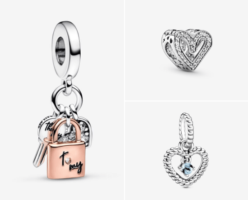 PANDORA charms💎 cover photo collage