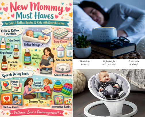 New Mommy Must Haves👩🏻‍🍼 cover photo collage