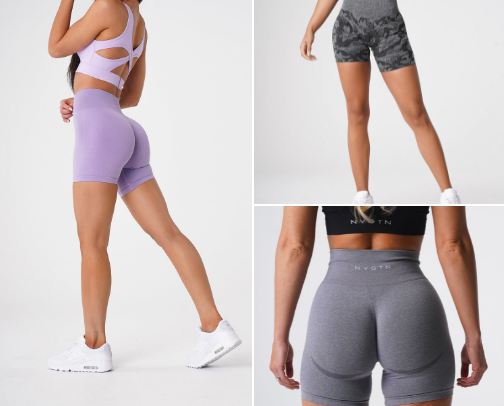 Gym Short Favs 🏋🏻‍♀️ cover photo collage