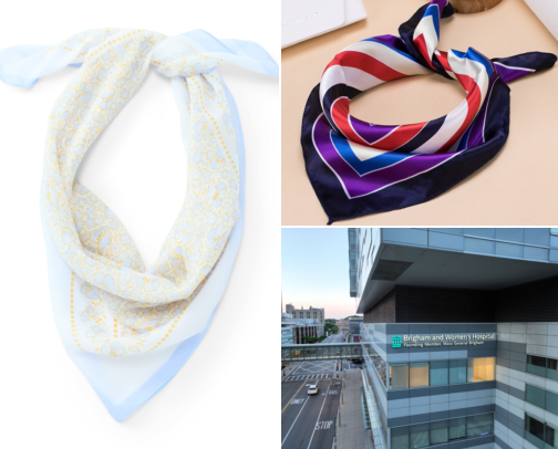 Scarves I Wear Around My Neck in Fall and Tie Onto My Bag in Spring cover photo collage