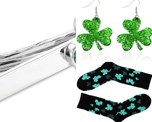Green for Saint Patrick's Day cover photo collage