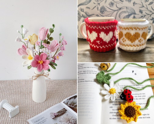 🧶 Charming Crochet & Knit Crafts cover photo collage