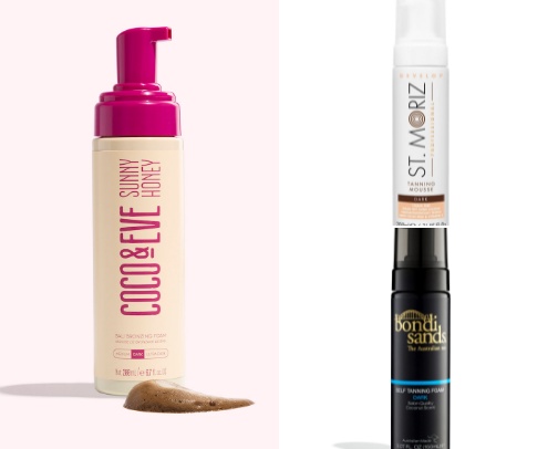 My At-Home Self Tan Lineup 👙 cover photo collage