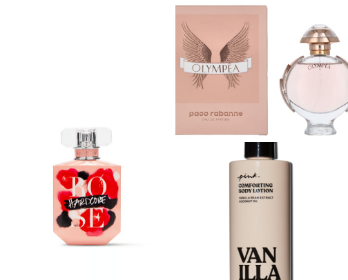 Affordable Body Fragrances cover photo collage
