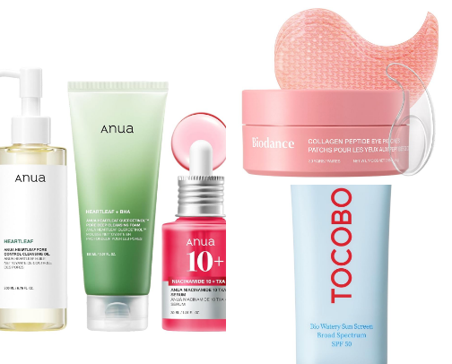 Korean Skin Care for Glass Skin cover photo collage
