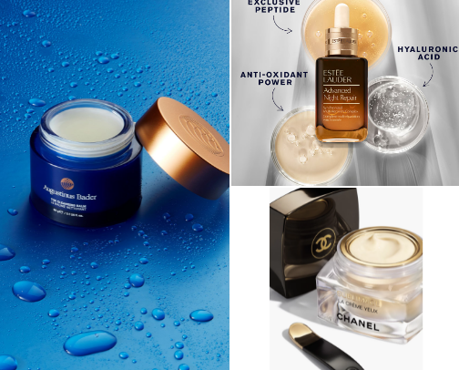 Skin care gems cover photo collage