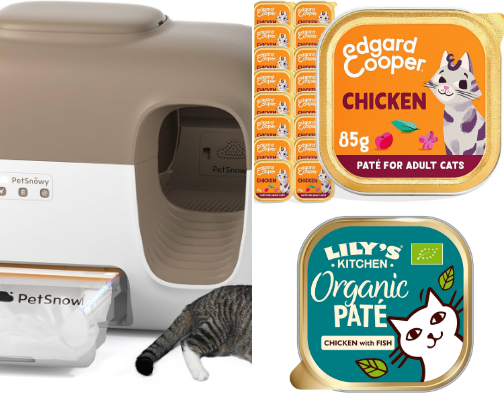 Ultimate Cat Essentials: Best Litter Boxes, Cat Food & Toys for Happy Cats cover photo collage