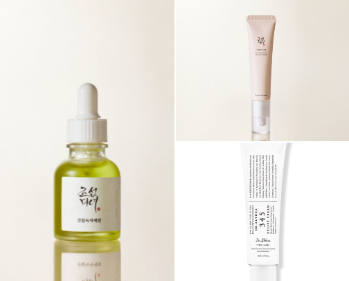 korean skincare for sensitive skin cover photo collage