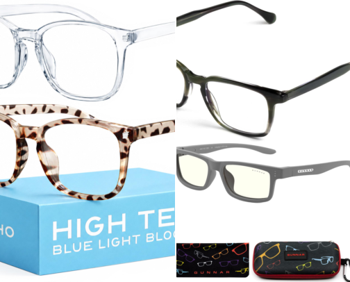Blue Light Glasses & Screen Eye Care: 18 Bestsellers for Tired Eyes 👓 cover photo collage