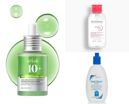 Go-to skincare favs cover photo collage
