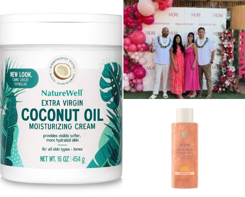 Body & face essentials for glowy skin cover photo collage