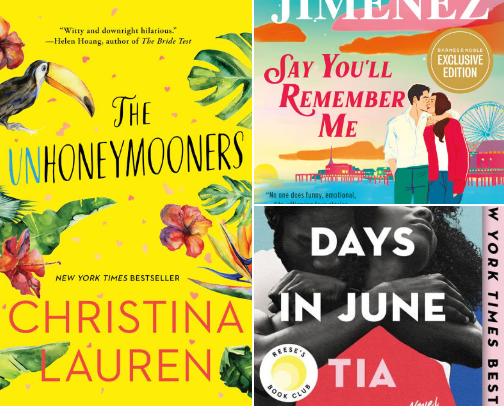 Summer Book Recs cover photo collage