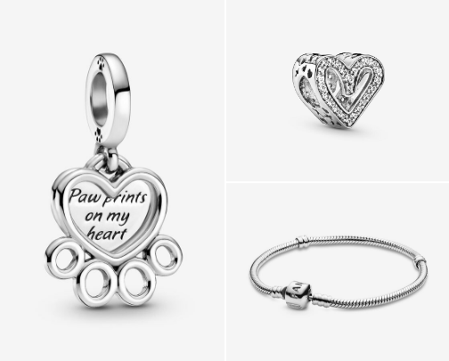 Pandora jewelry cover photo collage