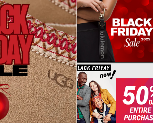 Black Friday LookOut Sales cover photo collage