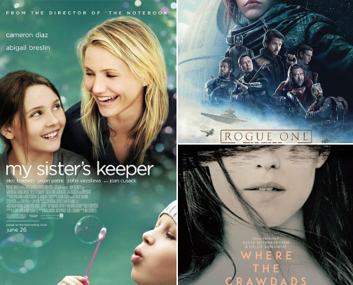 My favourite books, films and TV shows cover photo collage