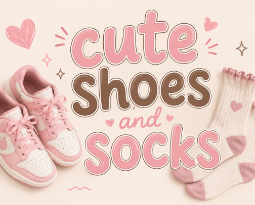 cute shoes and socks! cover photo collage