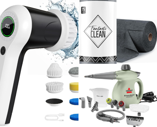 Stuff that actually makes me want to clean! cover photo collage