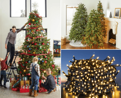 Festive Christmas Decor for This Holiday Season | Ultimate Christmas Guide: From Trees to Gifts, DIY Projects, and Wrapping Ideas cover photo collage