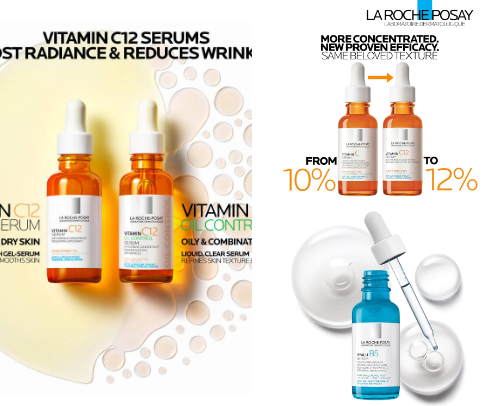 La Roche-Posay Anti-Aging & Skin Renewal Essentials cover photo collage