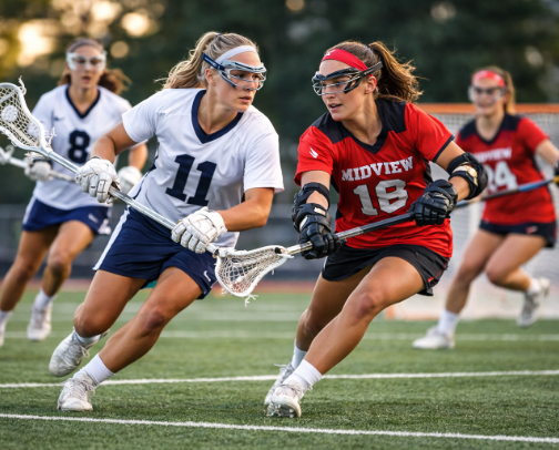 Lacrosse: Gear Up For Victory cover photo collage