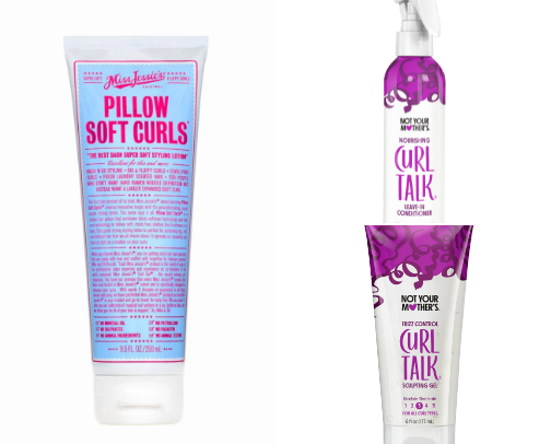 My budget friendly curl routine cover photo collage