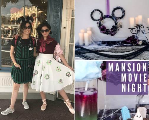 Disney's Haunted Mansion Movie Night, Recipes, and Merch cover photo collage