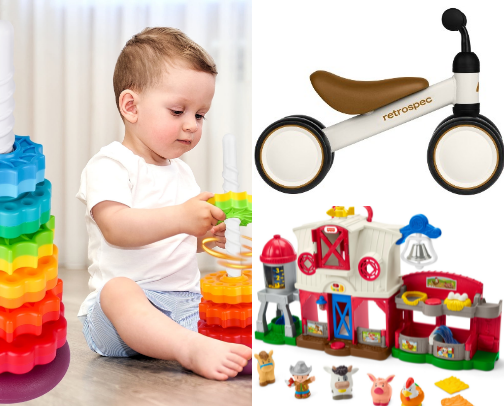 Toys for Toddlers cover photo collage