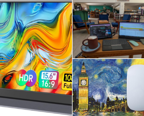 Mobile Office Set-Up cover photo collage