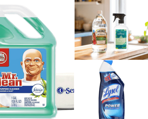 Cleaning Supplies cover photo collage
