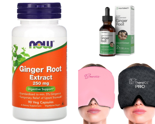 Things That Actually Help My Migraines 💜 cover photo collage