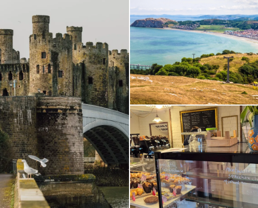 The Beauty of North Wales cover photo collage