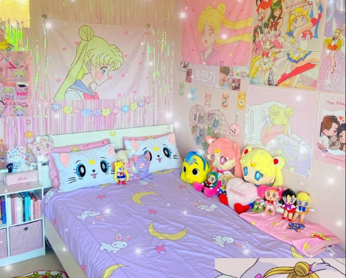 a muti anime fandom of room decor!!! cover photo collage