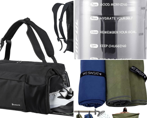 Things That Make Working Out a Little Easier cover photo collage