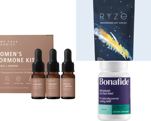 Hormone Balance for Women 40+: If you're not sleeping, Moody or Overheating - Start Here cover photo collage