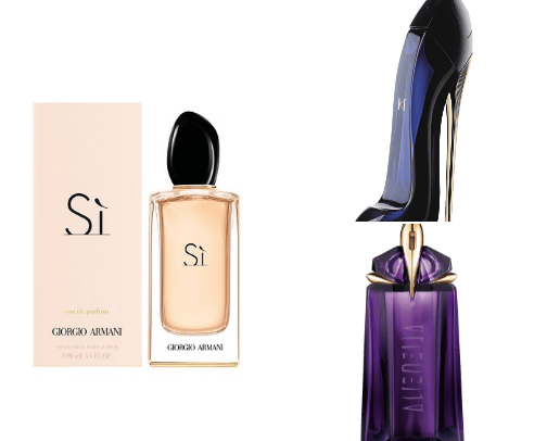 Perfume for her cover photo collage
