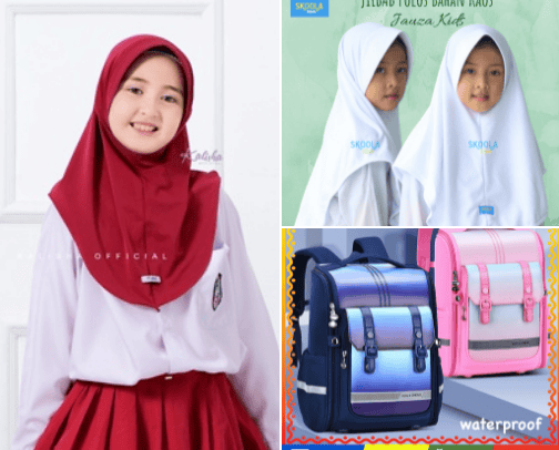 Perlengkapan Sekolah Anak versi Akuh cover photo collage