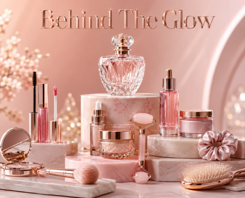 Behind The Glow cover photo collage
