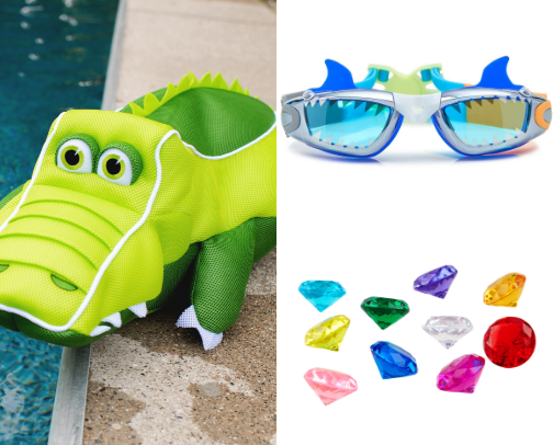 POOL FUN FOR KIDS! cover photo collage