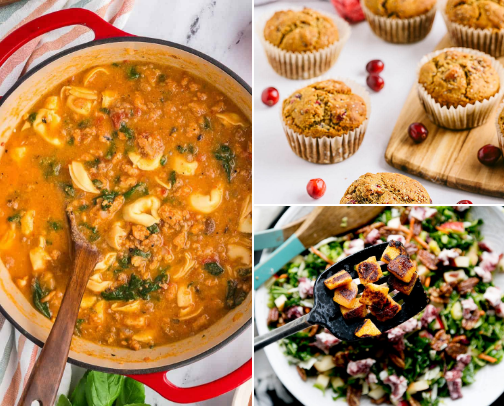 Simple Cozy Recipes for Winter Nights cover photo collage