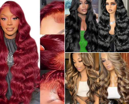 SHEIN Bestselling wigs cover photo collage
