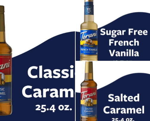 flavor syrups cover photo collage