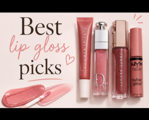 The lip glosses I keep reaching for 💕 cover photo collage