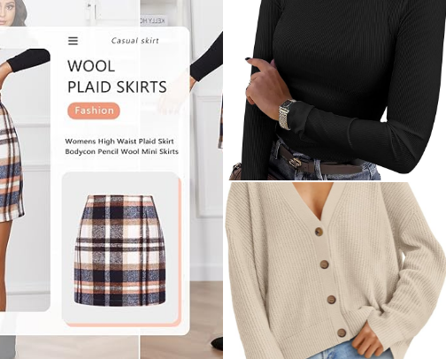 Fall outfits on a budget cover photo collage