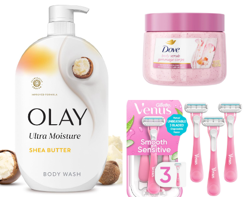 🚿 Everything Shower Essentials | Body Care, Hair Care & Self-Care cover photo collage