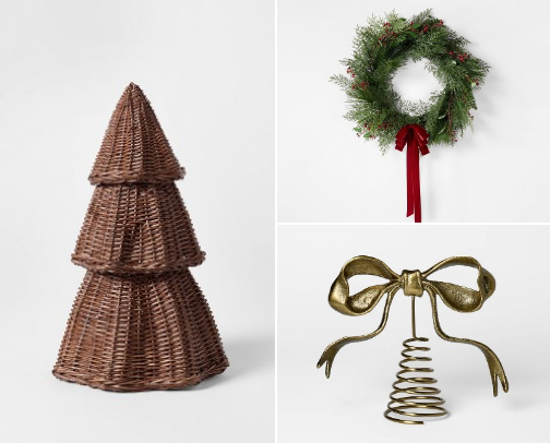 Target - Elegant Christmas decor cover photo collage