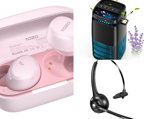 Electronics and phone and watch accessories cover photo collage