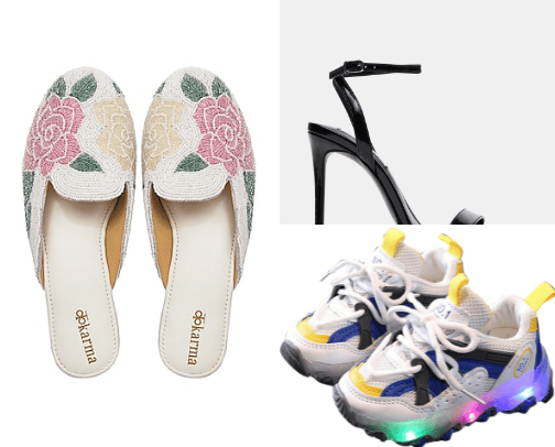 FOOTWEAR FOR ALL cover photo collage