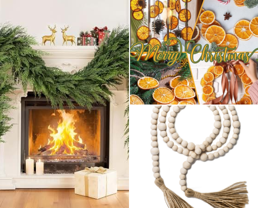 Calm, Simple Christmas Decor: Natural, Cozy, and Clutter-Free cover photo collage